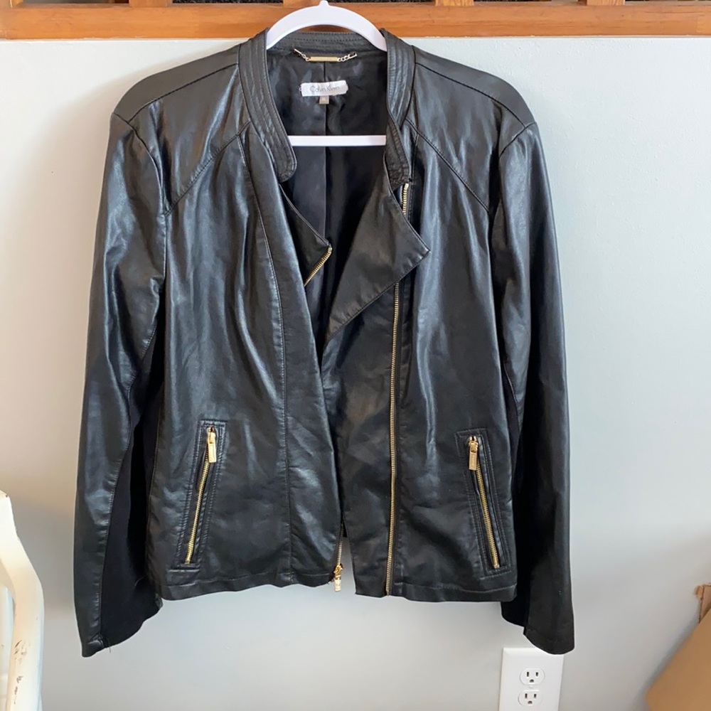 Faux leather jacket - Calvin Klein
